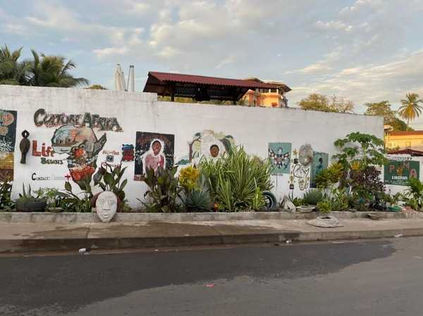 Monrovia, Liberia, is composed of several districts, including Mamba Point.