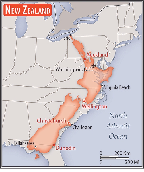 <p>almost twice the size of North Carolina; about the size of Colorado</p>