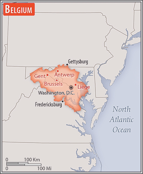 <p>about the size of Maryland</p>