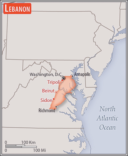 <p>about one-third the size of Maryland</p>