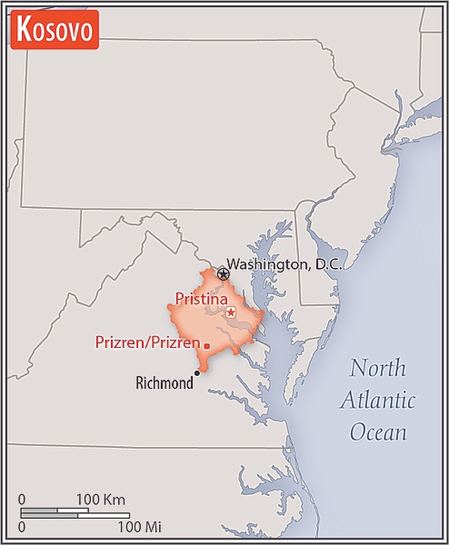 <p>slightly larger than Delaware</p>