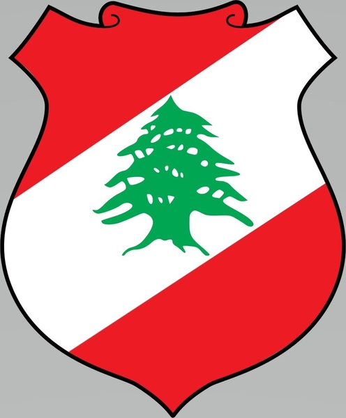 Lebanon has had many coats of arms since declaring independence in 1943, but none were officially adopted. The current version is a variation of the national flag. Red stands for the blood shed for liberation, and white for peace, purity, and mountain snow. The cedar tree is the national symbol, embodying eternity, steadiness, happiness, and prosperity.