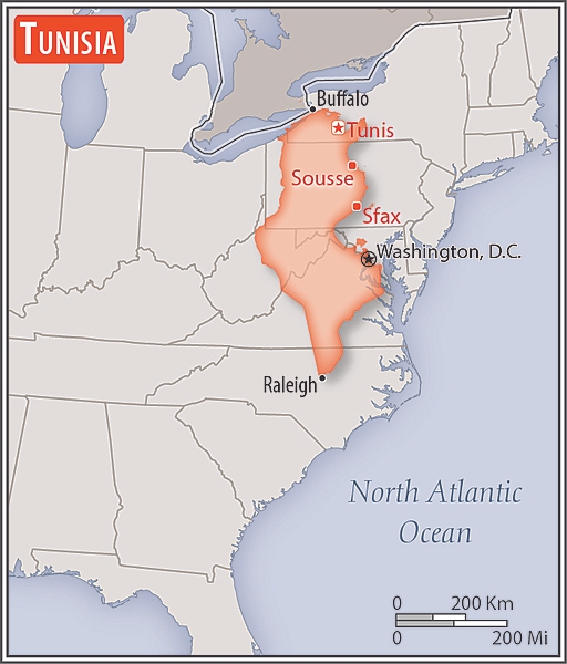 <p>slightly larger than Georgia</p>